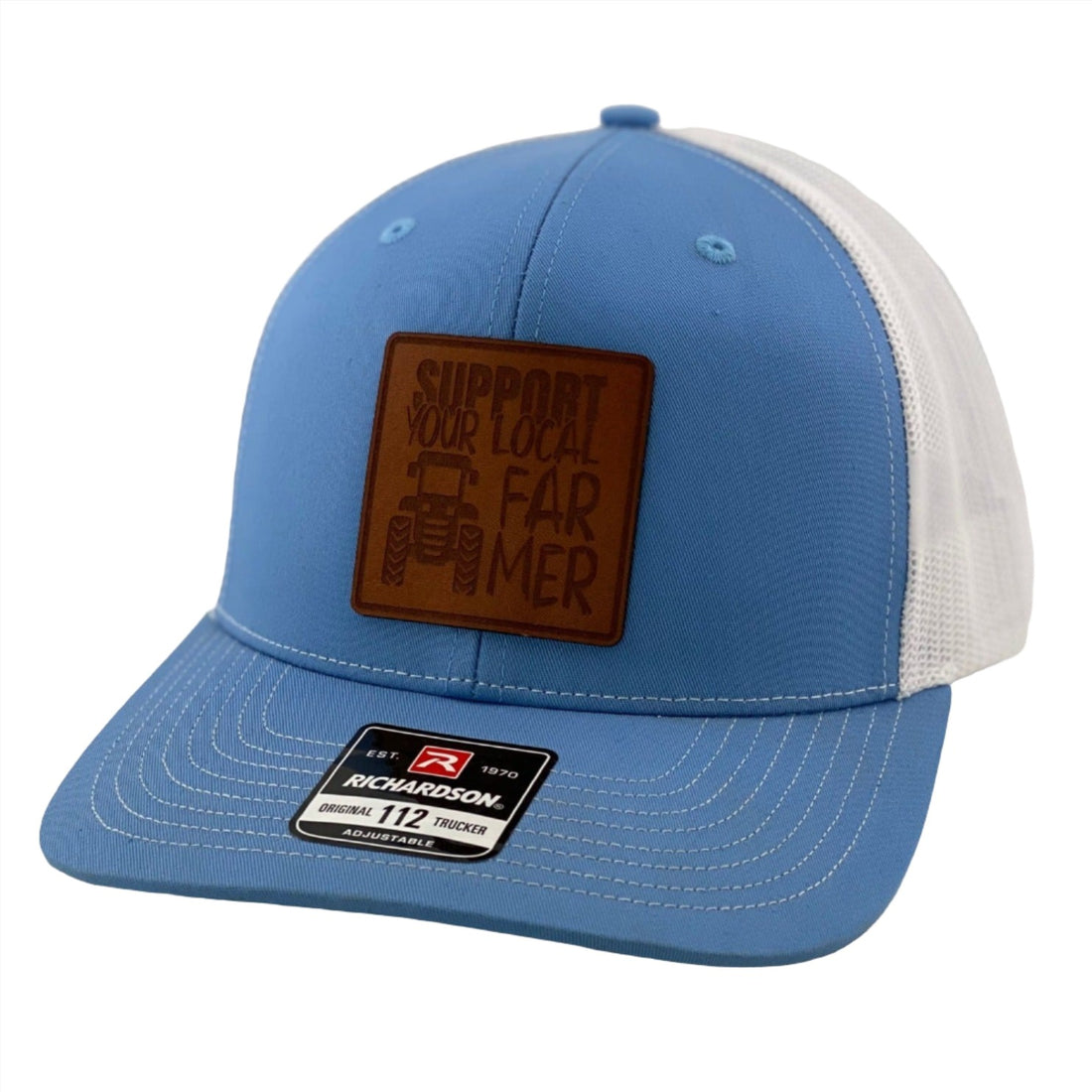 Support Your Local Farmer Leather Patch Richardson 112 Hat