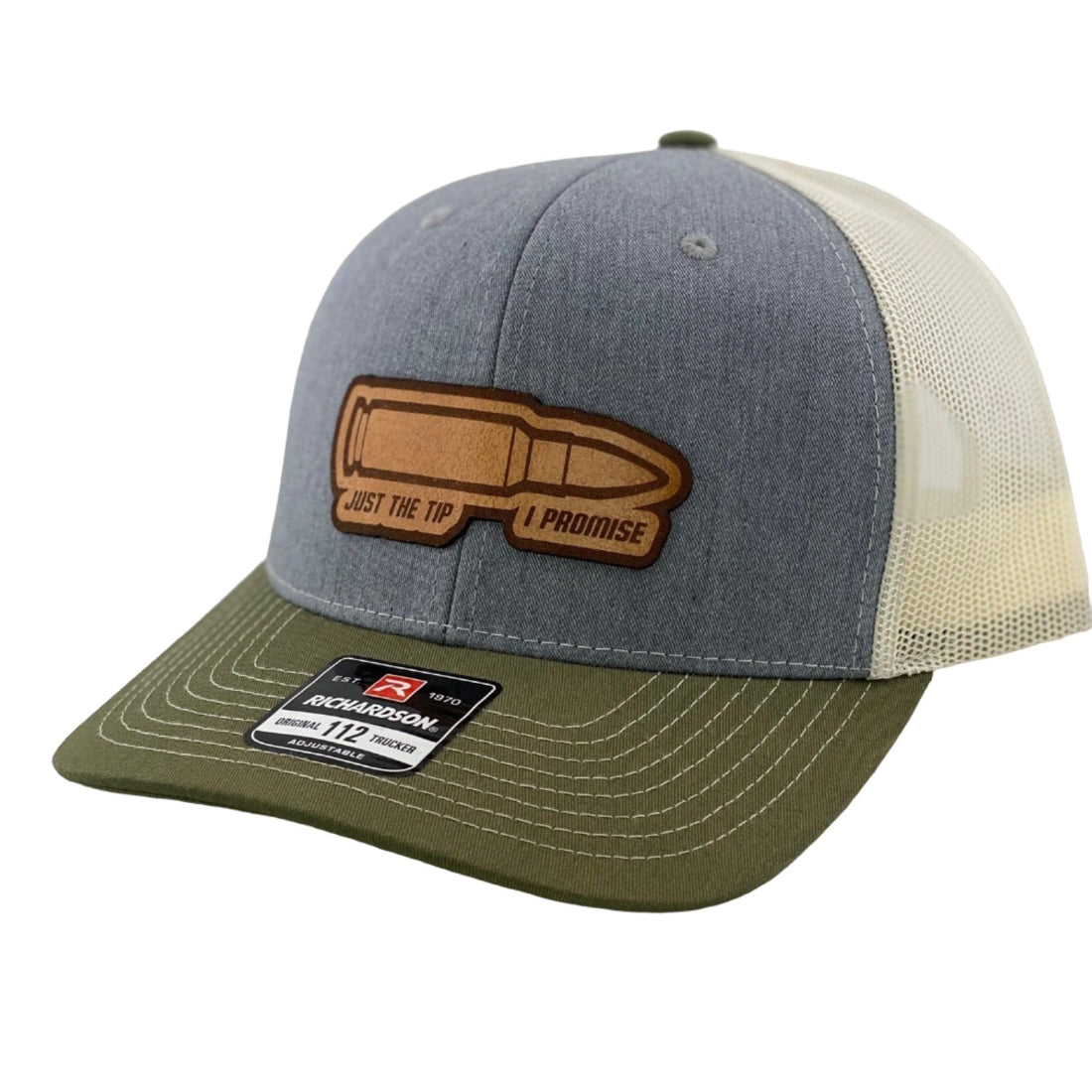 Just The Tip I Promise Leather Patch Richardson 112 Hat