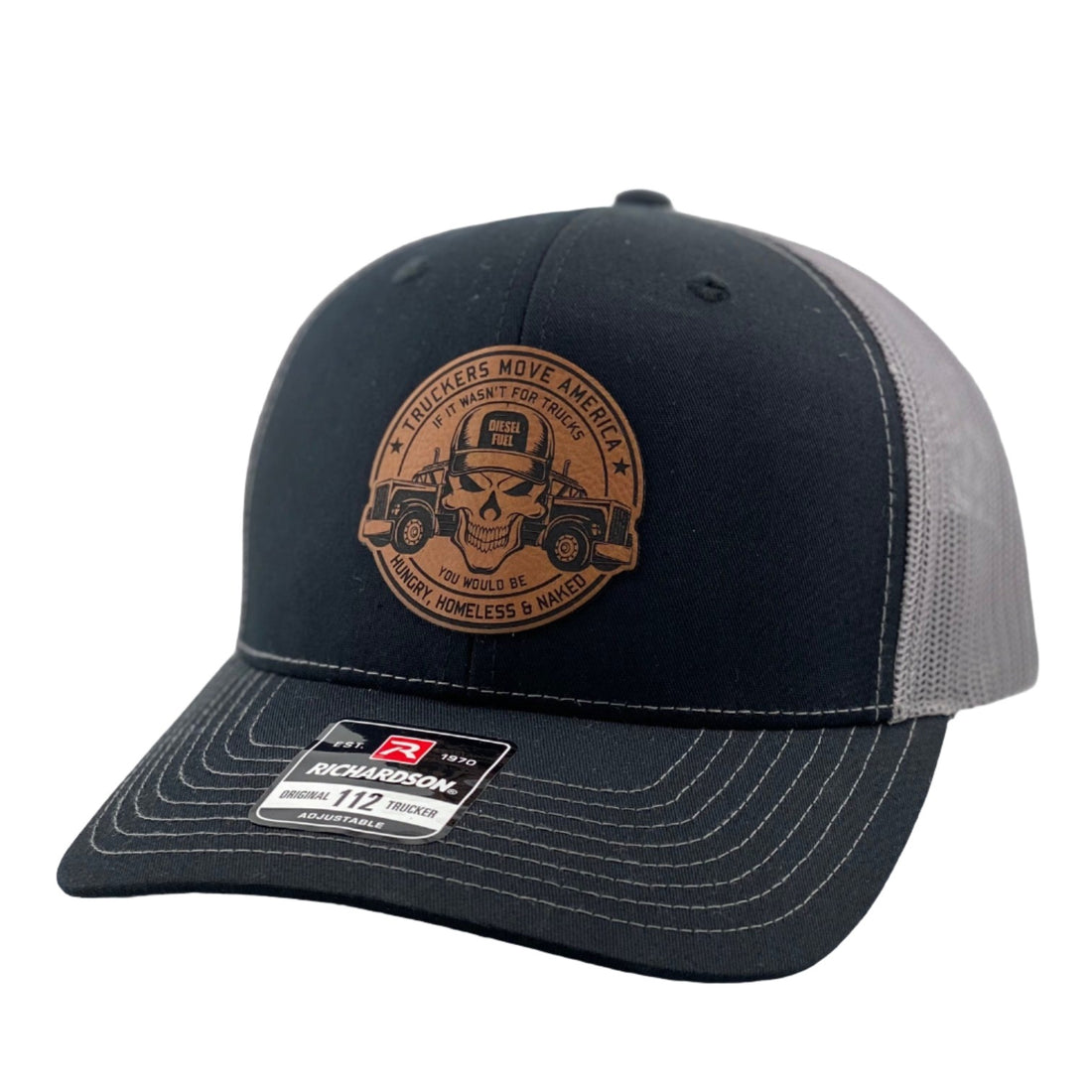 Truckers Move America Leather Patch Richardson 112 Hat