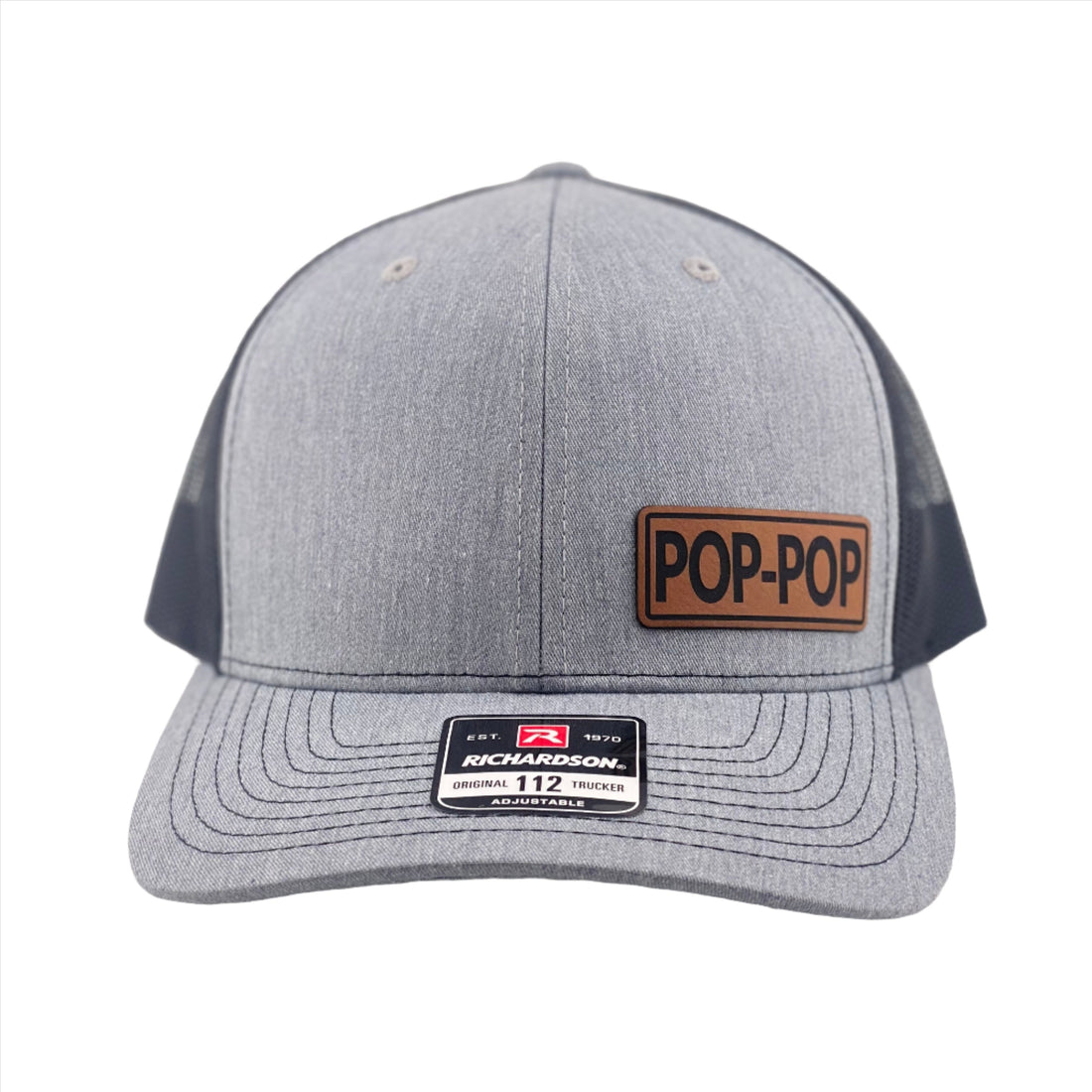Pop Pop Leather Patch Richardson 112 Hat