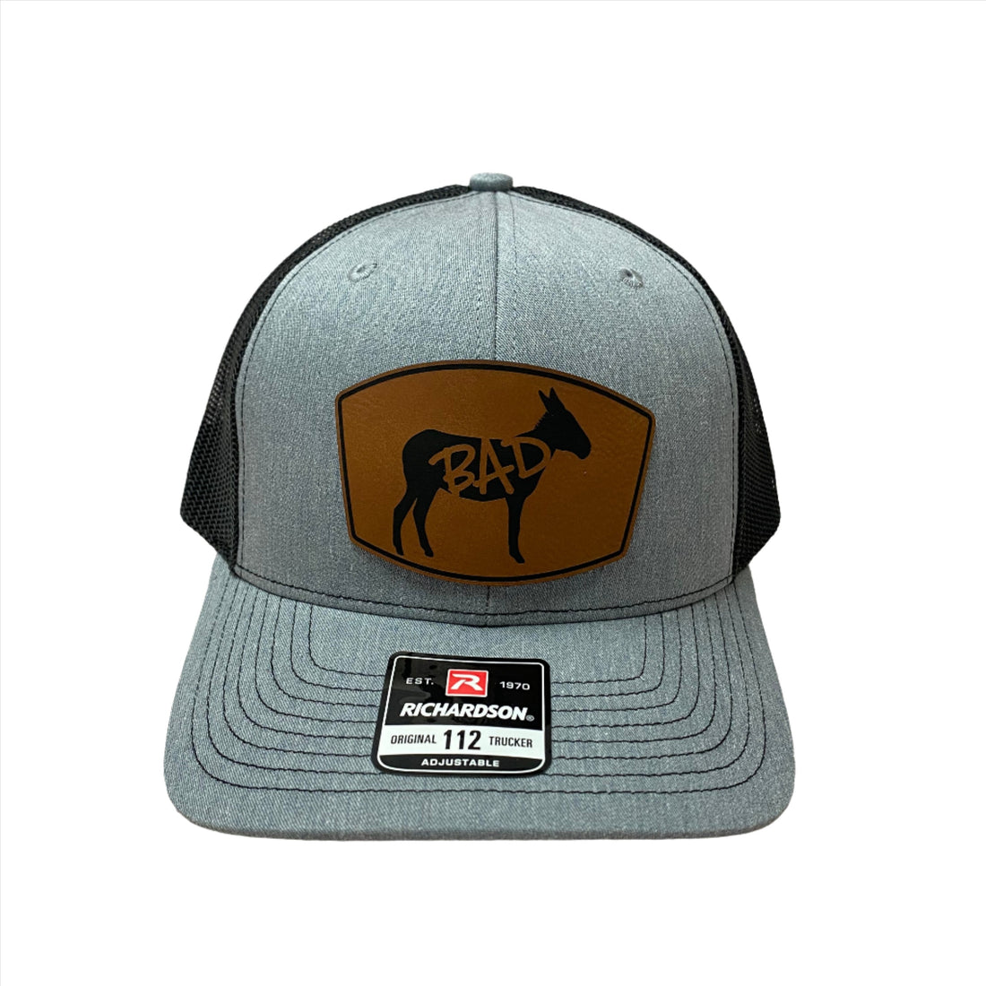 Donkey - Bad A** Leather Patch Richardson 112 Hat