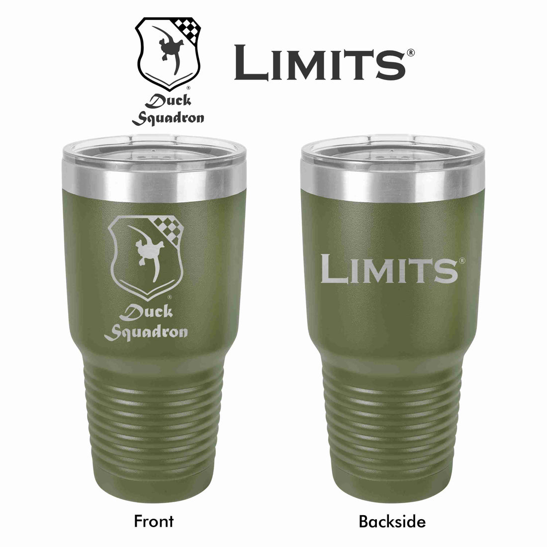 Limits Outdoors 30oz Tumbler Olive Green