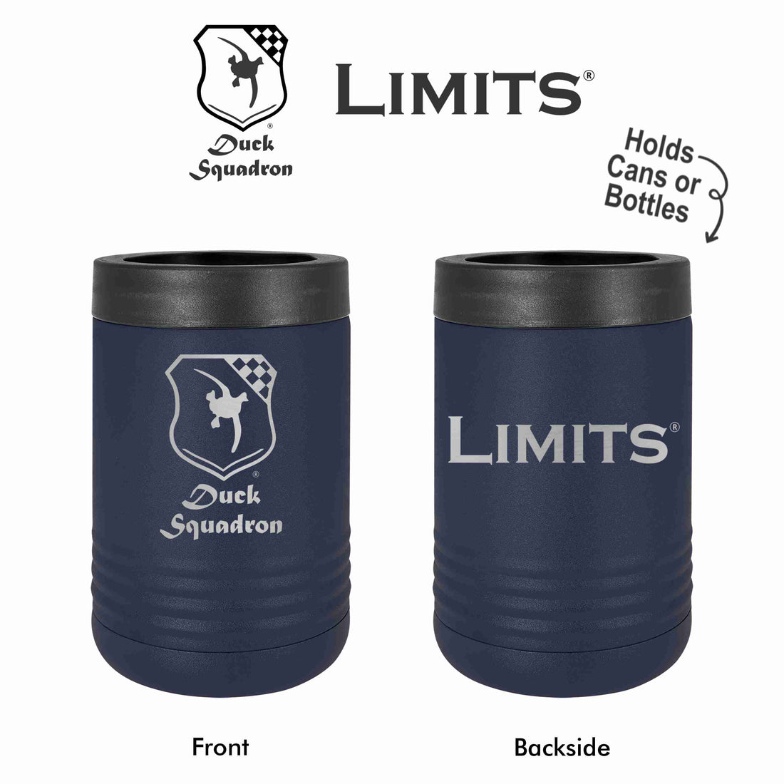 Limits Outdoors 12oz Can Cooler Navy