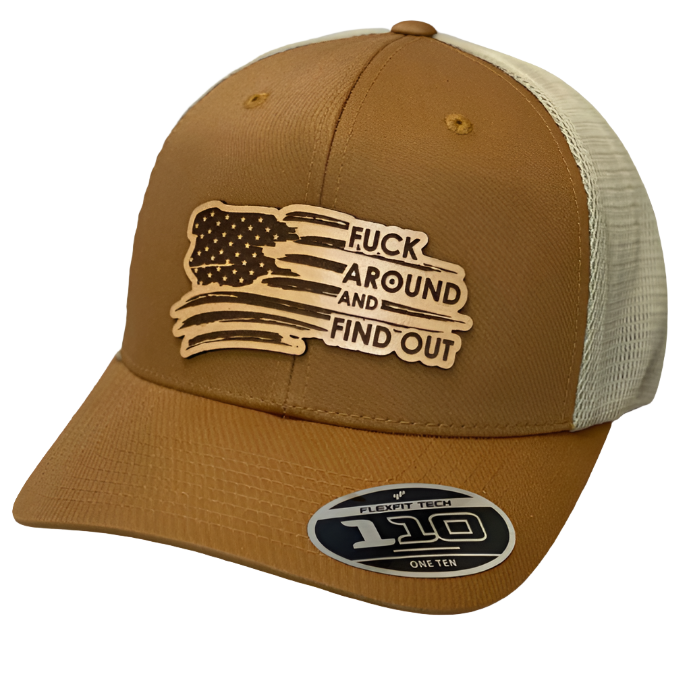 Fuck Around And Find Out American Flag Richardson 112 Hat