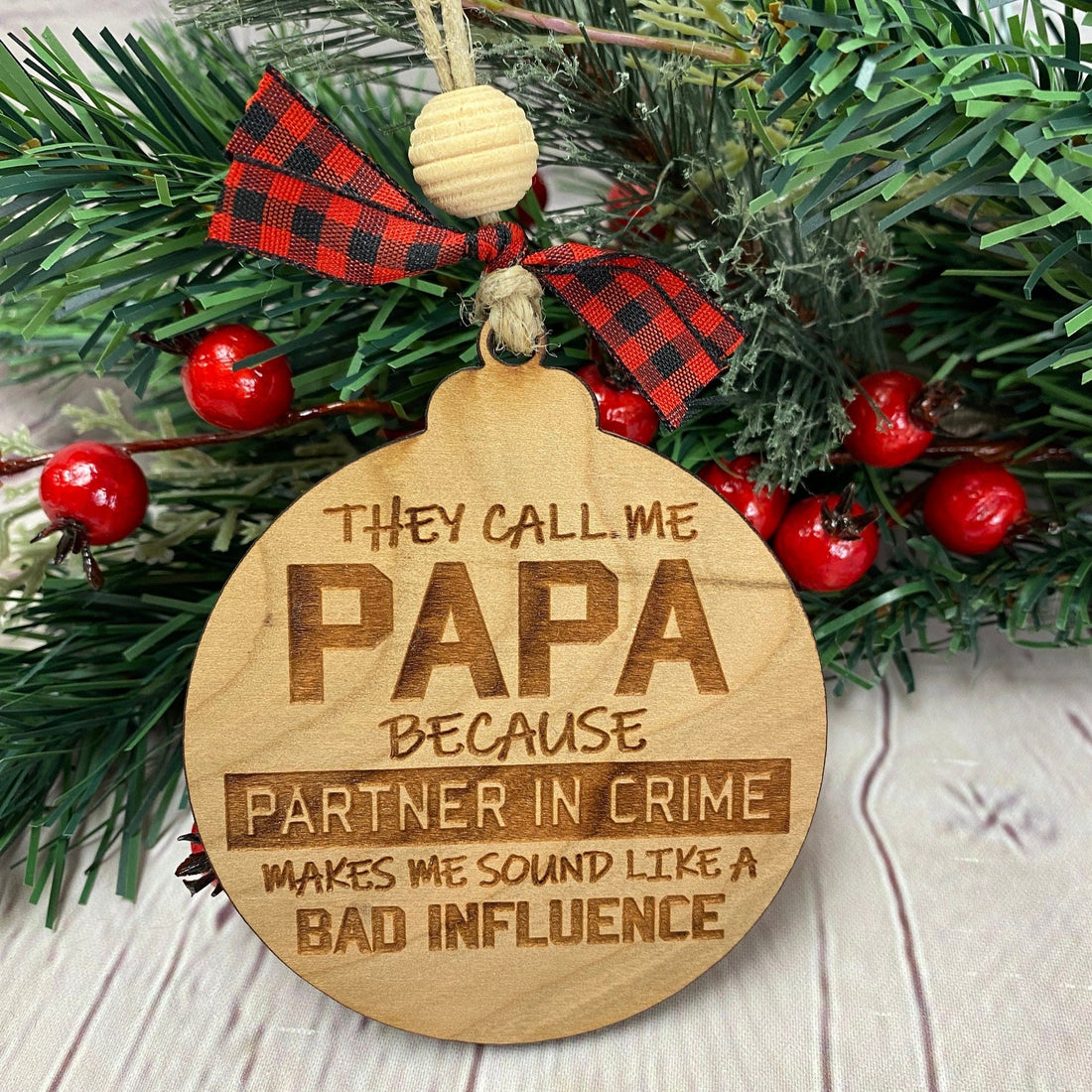 Papa Christmas Ornament