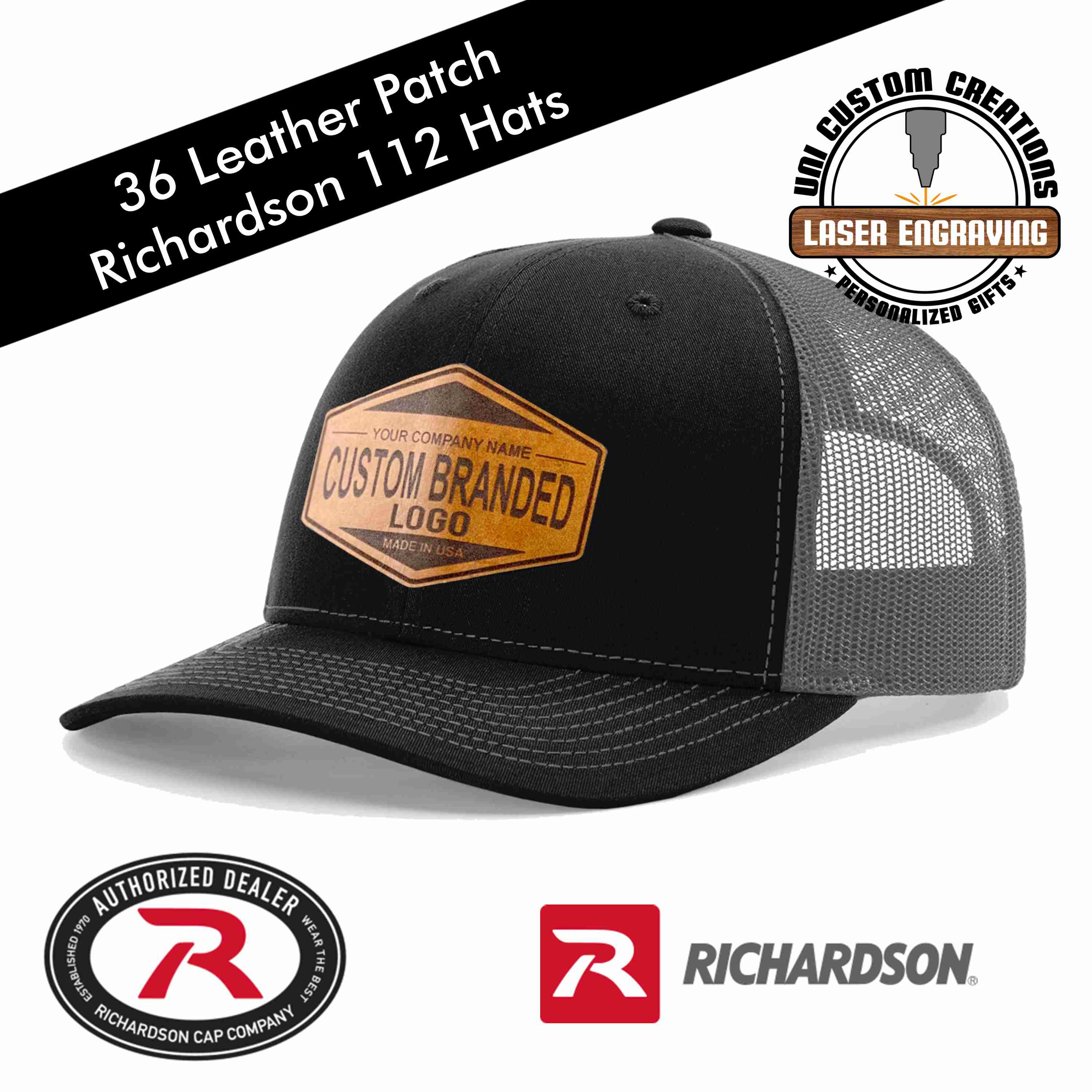 36 Richardson 112 Hats with your Logo – UNI Custom Creations LLC