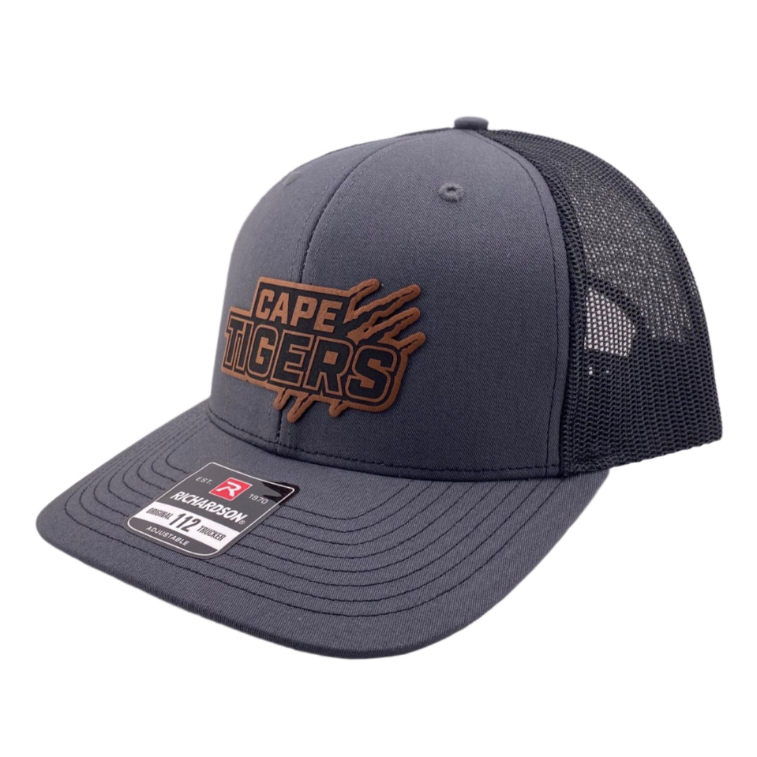 Gray cap with 'Cape Tigers' logo on a white background