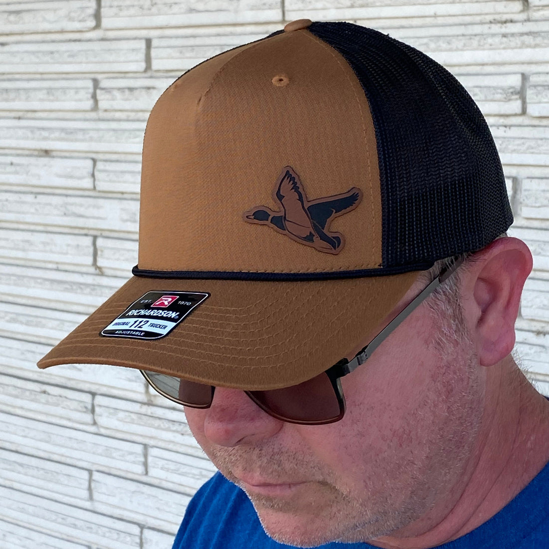 Duck Cutout Leather Patch Richardson 112 Hat