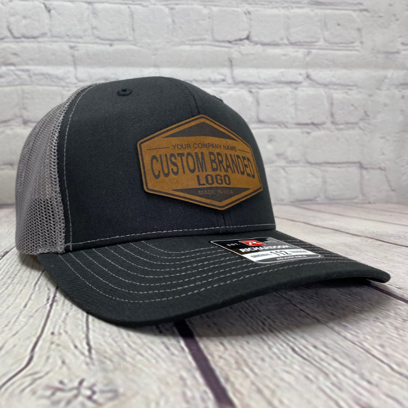 12 Custom Leather Patch Richardson 112 Hats