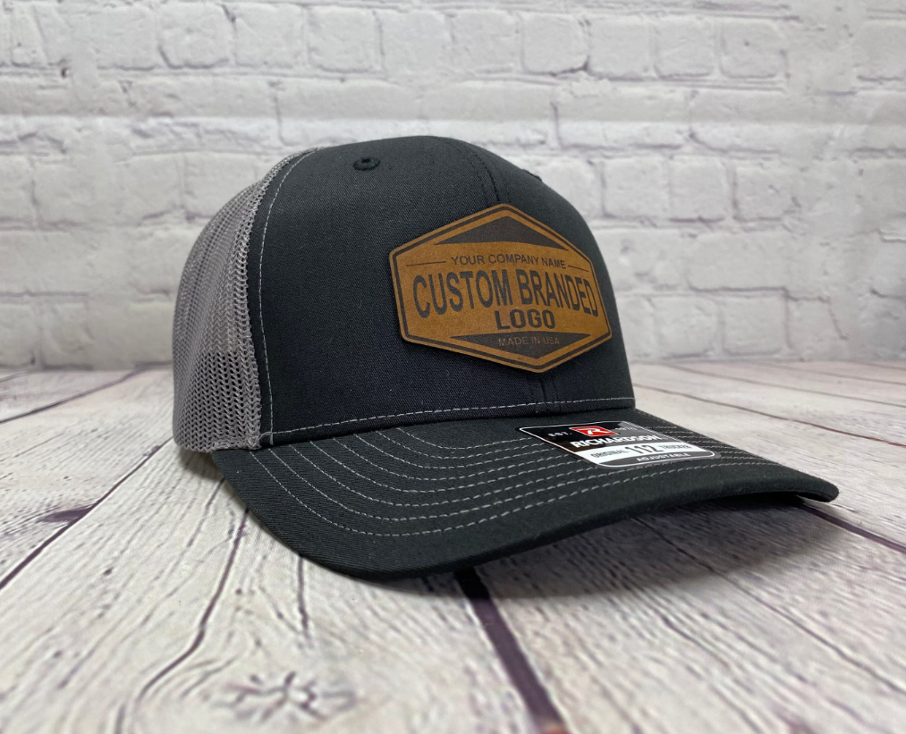 24 Custom Leather Patch Richardson 112 Hats