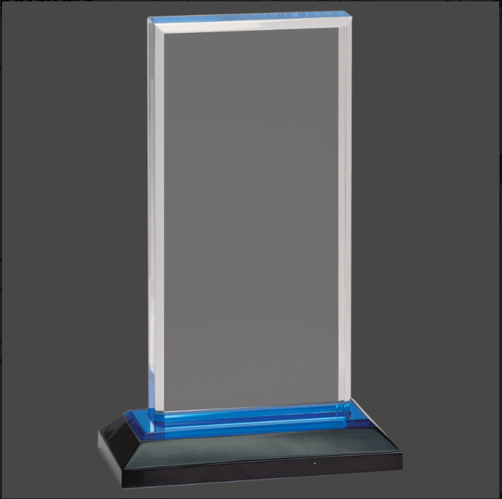 8" Beveled Impress Acrylic Award