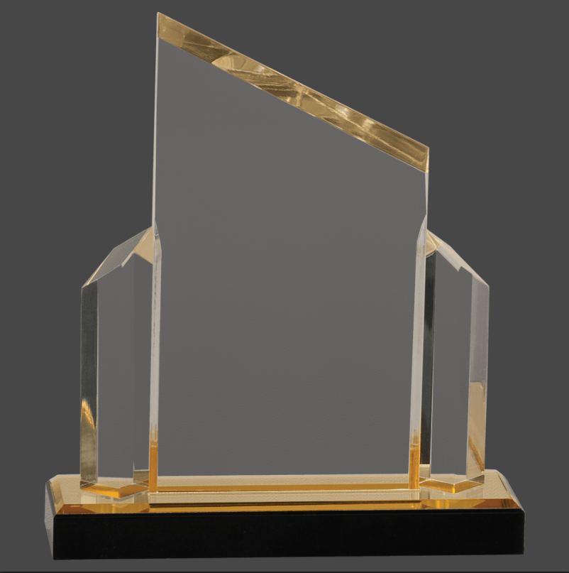 8" Beveled Post Impress Acrylic Award