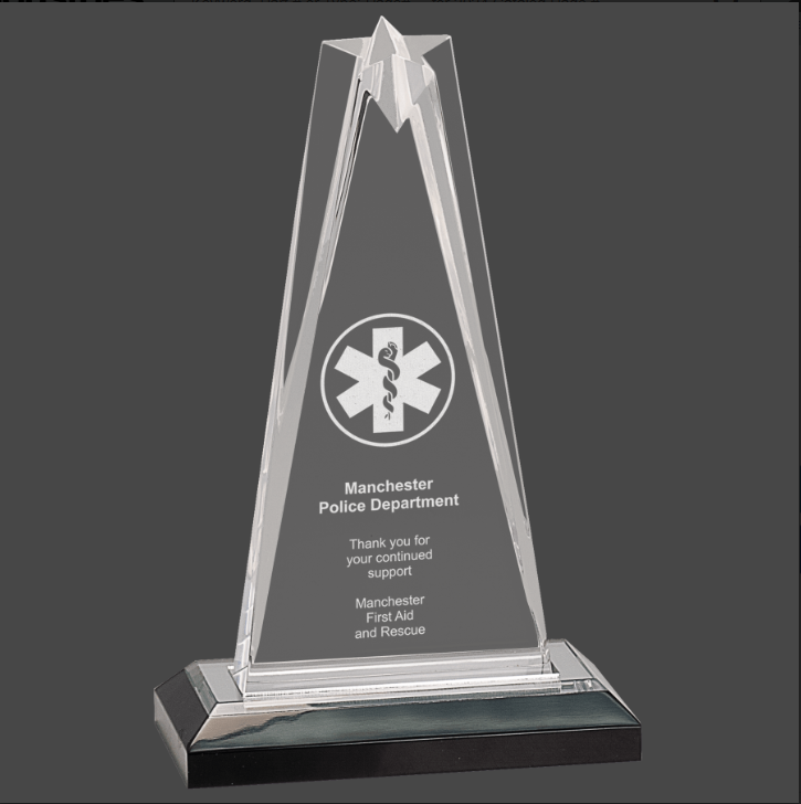 8" Star Impress Acrylic Award