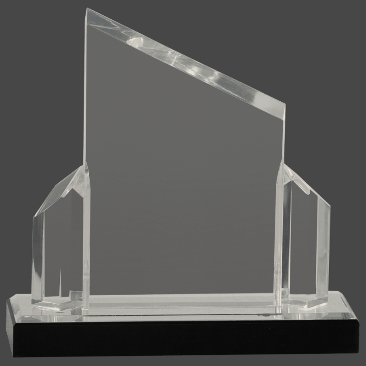 7" Beveled Post Impress Acrylic Award