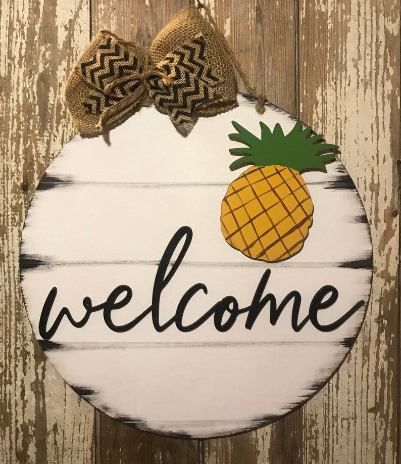 Interchangeable Welcome Door Hanger