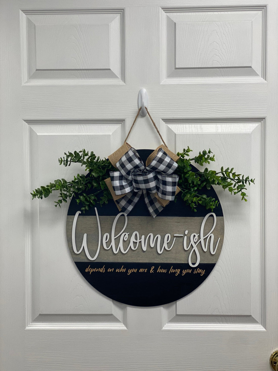 Welcome-ish Door Hanger