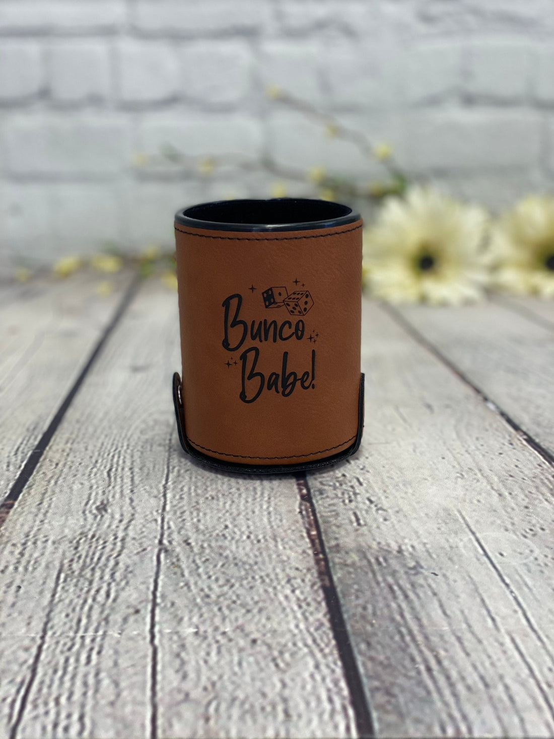 Bunco Babe Dice Cup With Dice Set