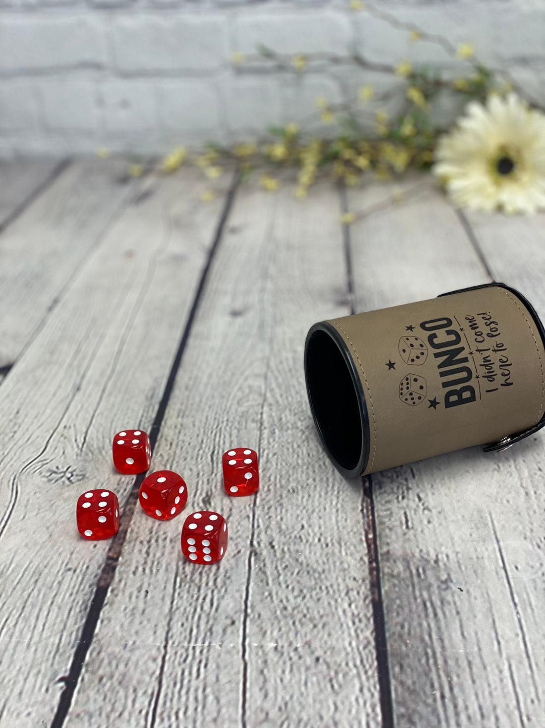 Bunco I Didn’t Come Here To Lose Dice Cup With Dice Set