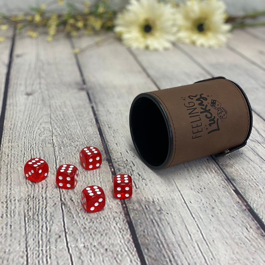 Feeling Lucky Dice Cup With Dice Set