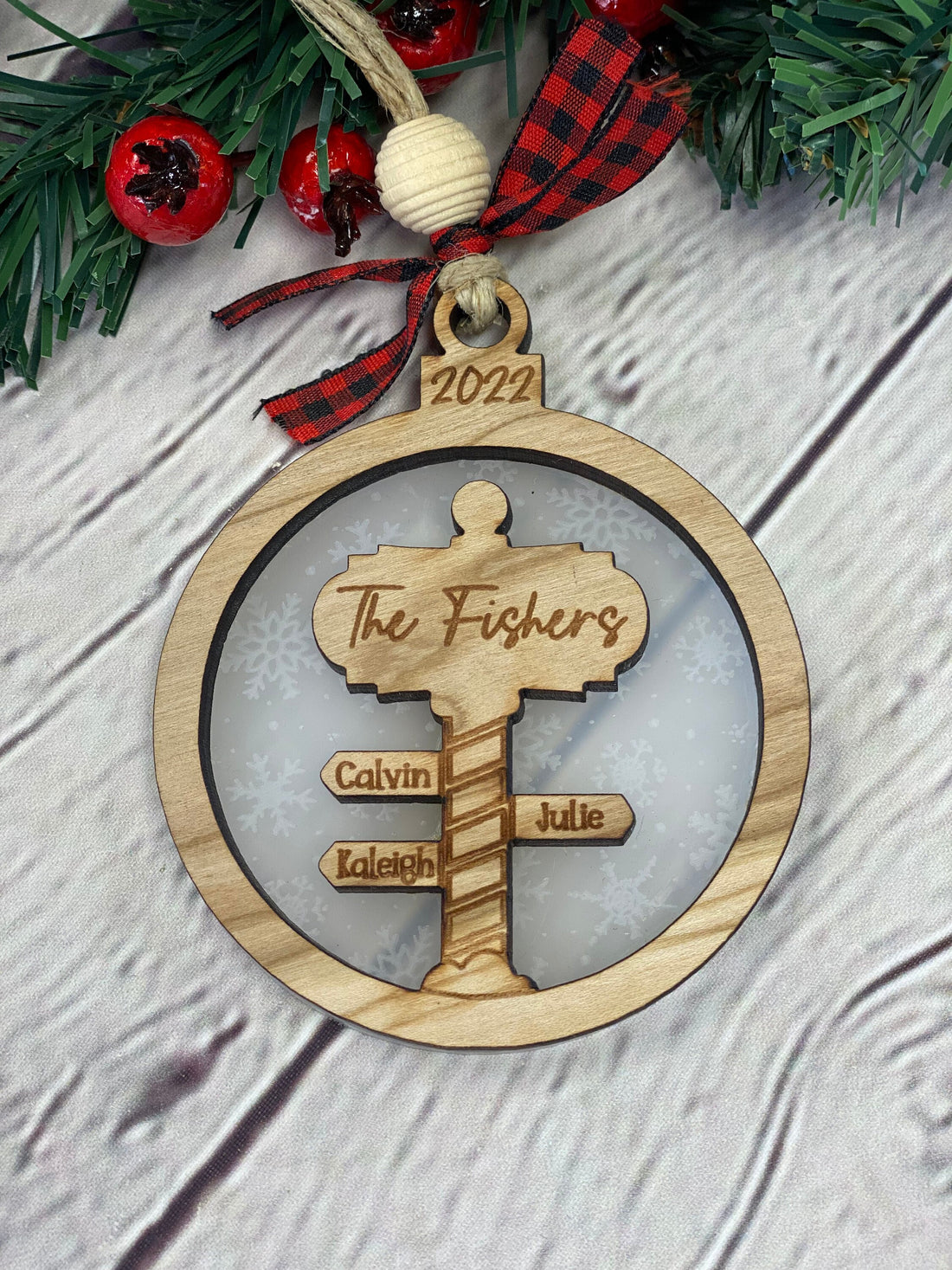 North Pole Family Christmas Ornament